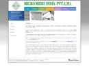 Website Snapshot of MICRO MESH (INDIA) PVT. LTD.